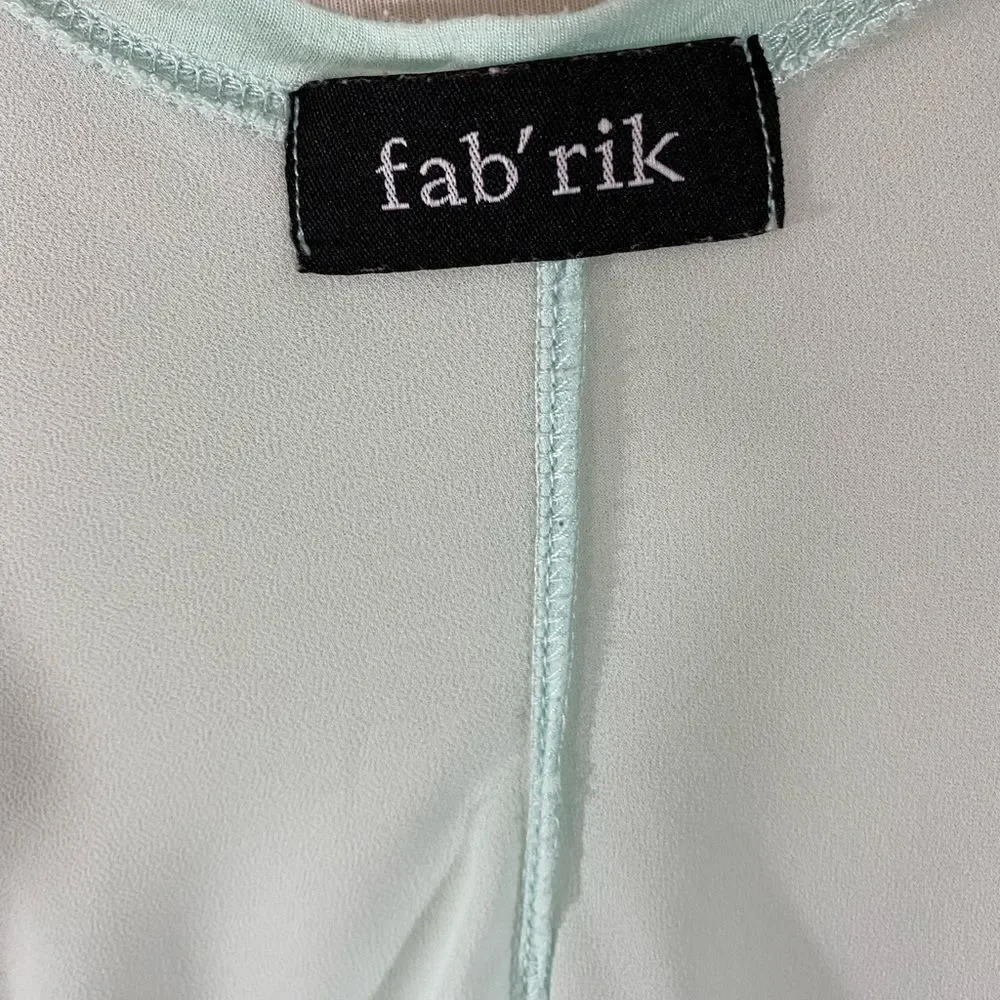 Fab’rik Seafoam Green Sleeveless Top